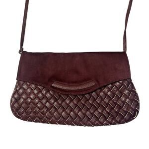 Big Buddha Burgundy Weave Bag